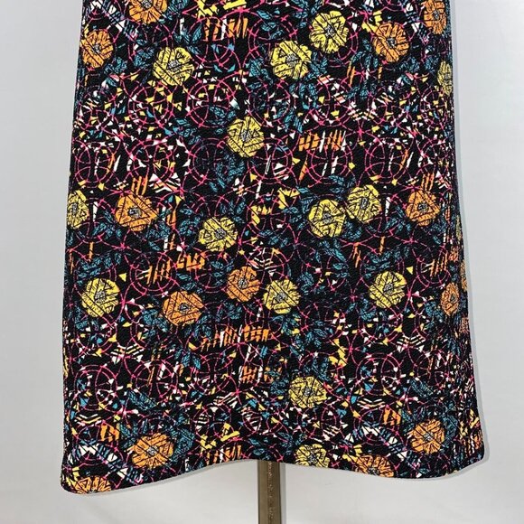 LuLaRoe Cassie Womens XL Floral Abstract Patterned Pull On Pencil Skirt NWT - Picture 7 of 12
